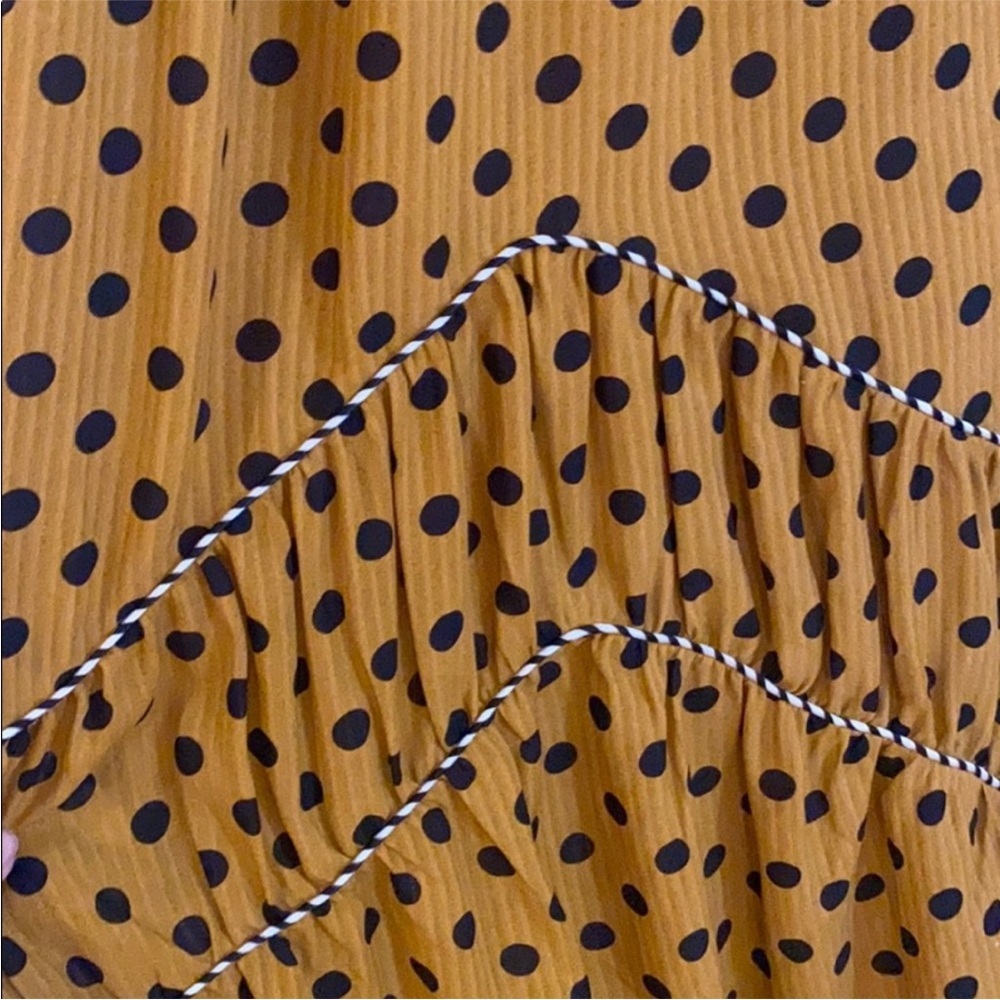 Yellow Polka Dot Maxi Dress – Size XS - Picture 8 of 8